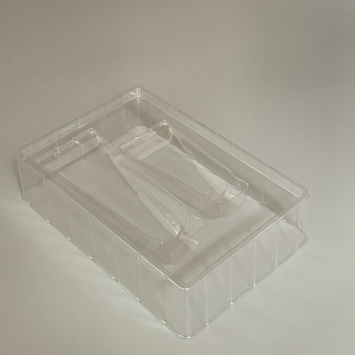 Plastic tray for cosmetic