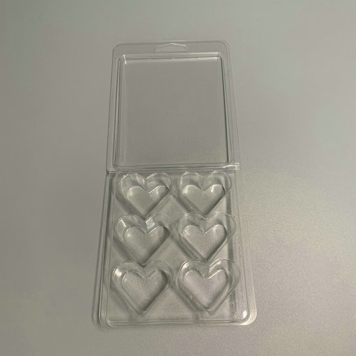 Heartshape clamshell for wax melt