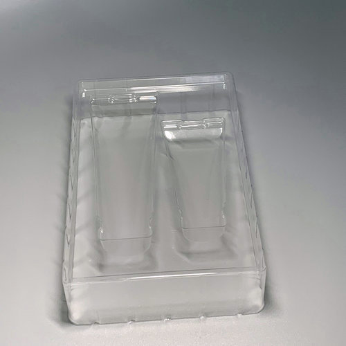 Plastic tray for cosmetic